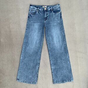 Kut from the Kloth High Rise Wide Leg Jeans Sz8